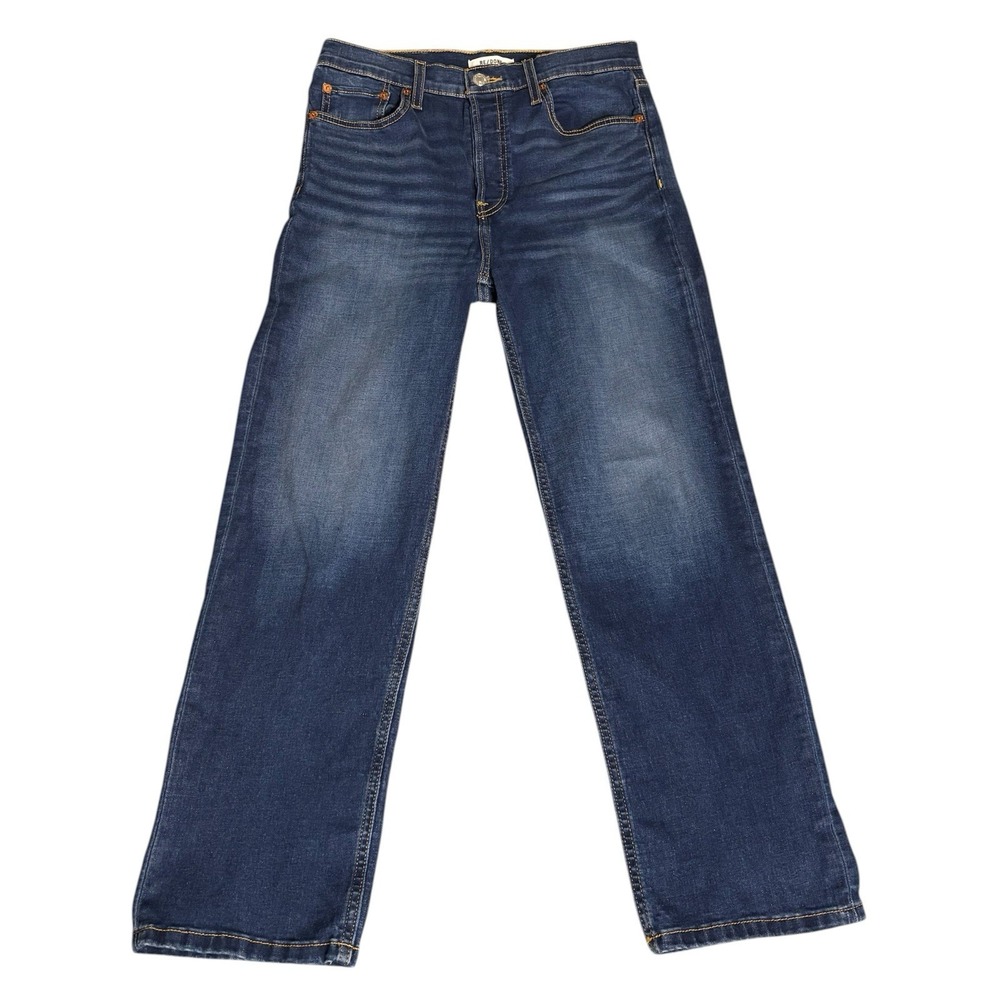 Re/Done High Rise Stove Pipe Jeans Women's Size 28x27‎ Straight Leg Button Fly